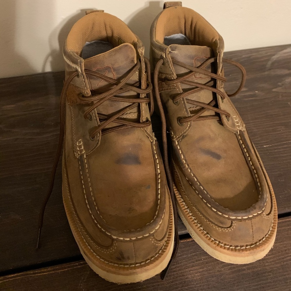 Twisted X saddle leather ST lace up work boot